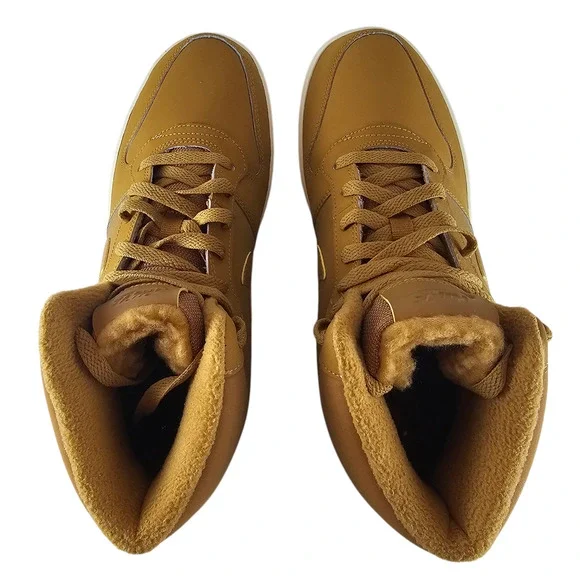 Nike Sneakers Women's 11 Ebernon Wheat Tan Mid High Tops Leather NWT - Picture 6 of 15
